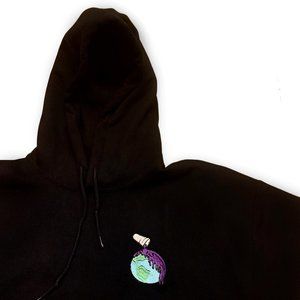 Embroidered Hoodie with design based off the rapper Juice Wrld
